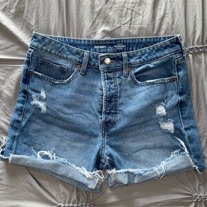 High Rise O.G. Straight denim shorts